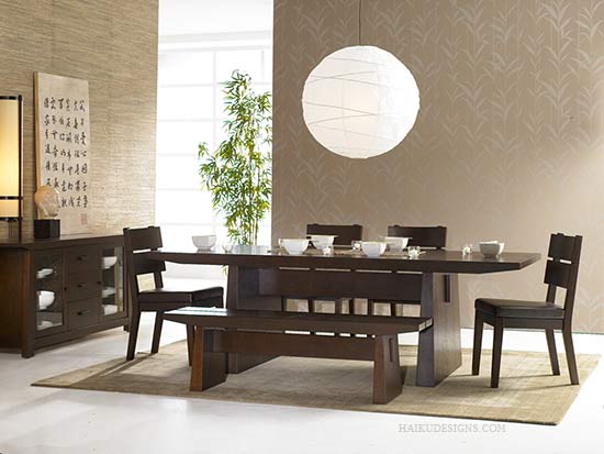 New Asian Dining Room Furniture Design 2012 from HAIKU Designs ...