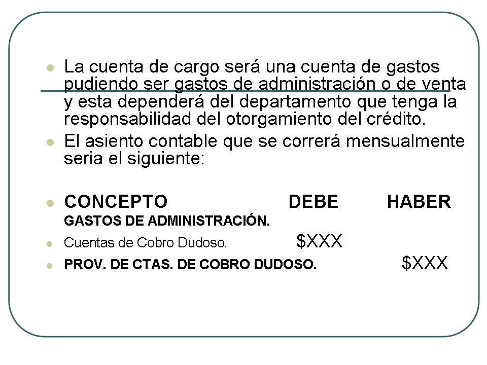 CONTABILIDAD FINANCIERA CUENTAS POR COBRAR