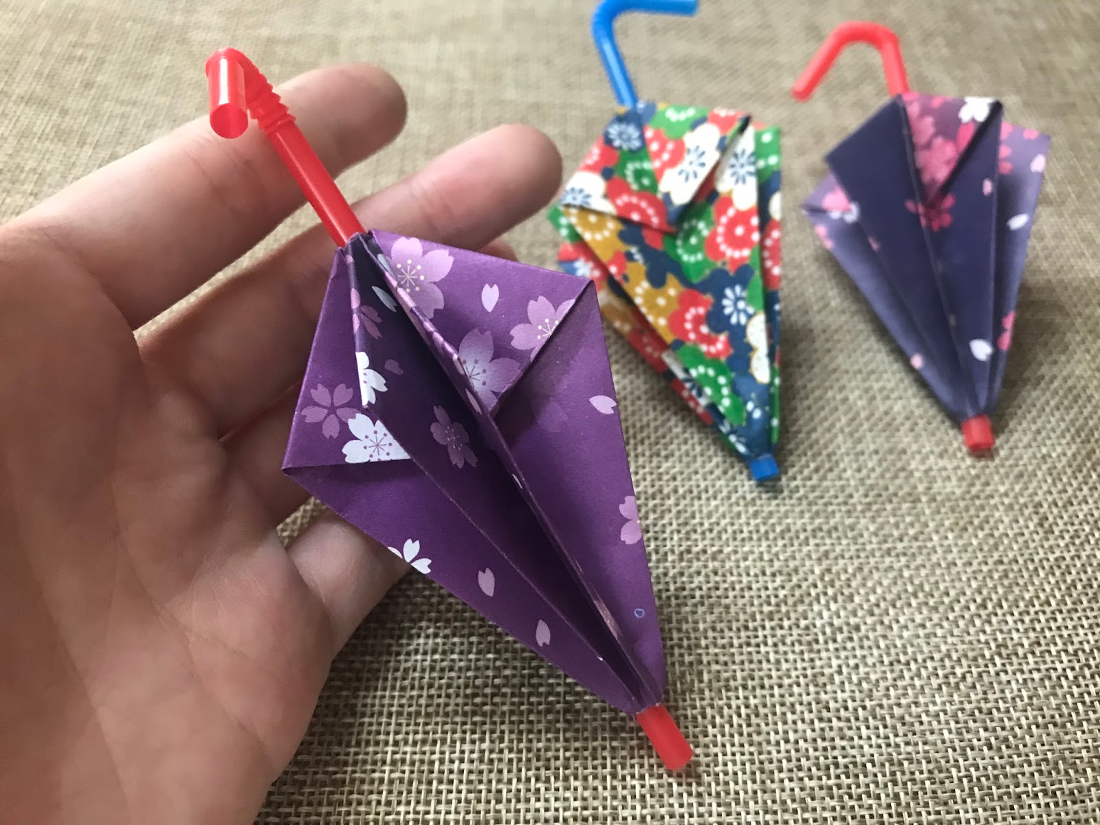 Tutorial 50 Easy Origami Umbrella The Idea King