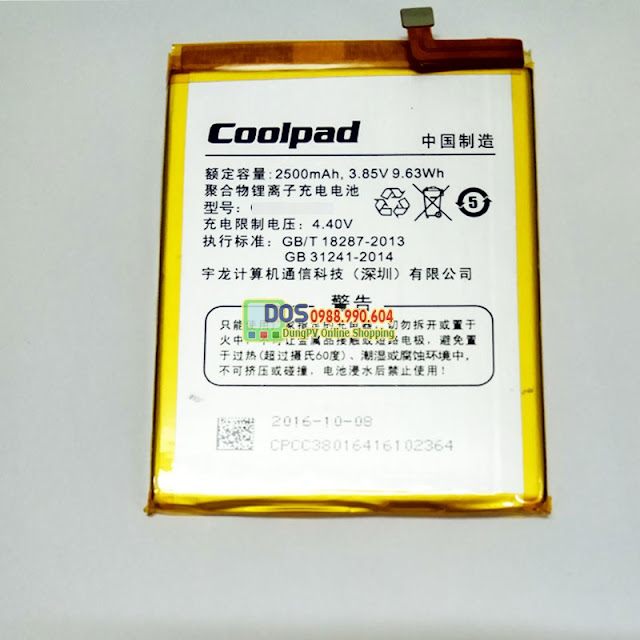 Pin điện thoại coolapd sky 3, sky 3 pro E502 chính hãng 
