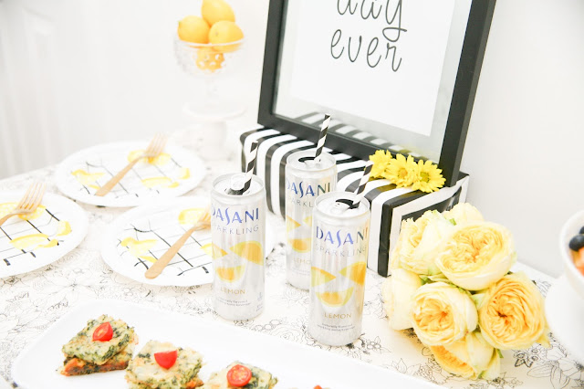 Brunch Party Ideas: Lemon and Stripes Brunch by popular Florida party blogger The Celebration Stylist