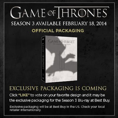 Game of Thrones - Season 3 - BD/ DVD Release Date and Fan Vote on Alternate Covers