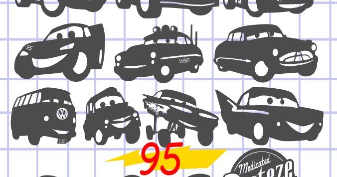 Disney cars svg cut files