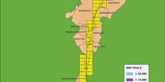 Marikina Fault Line Map - middle