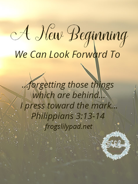 A New Beginning We Can Look Forward To