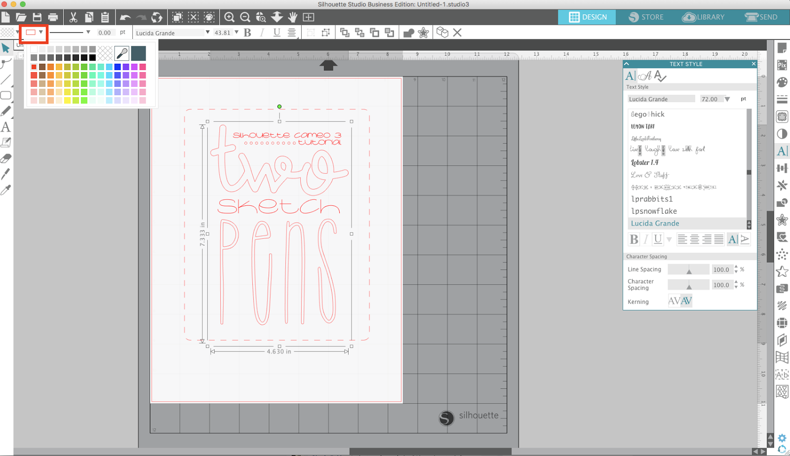 How to Use Two Sketch Pens in Silhouette CAMEO 3 Silhouette School