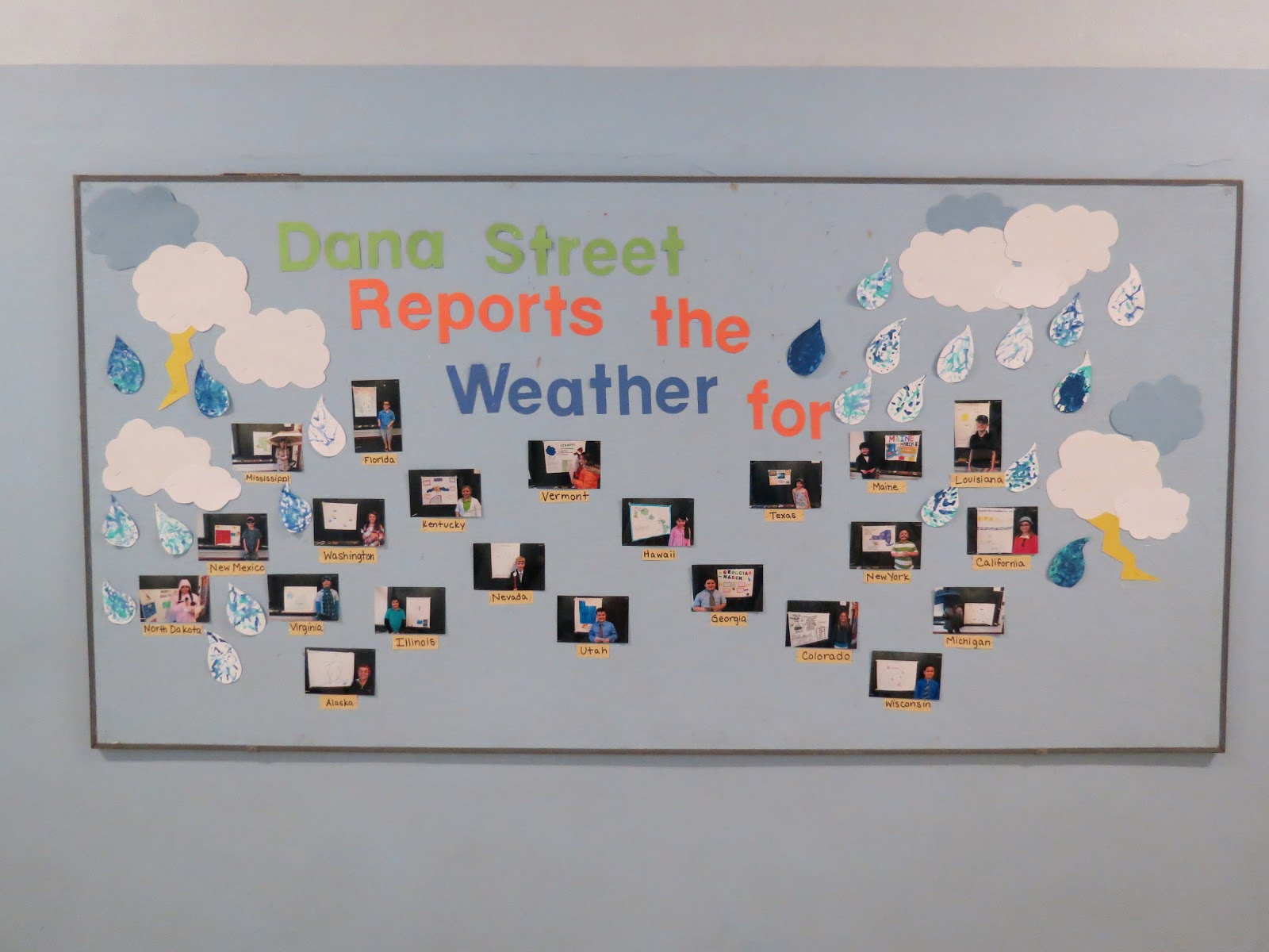 Adventures of a Young Educator Weather Bulletin Board