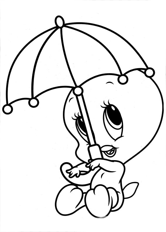 Muitos desenhos do Piu Piu Looney Tunes para colorir, pintar, imprimir! Riscos e moldes do Piu Piu!