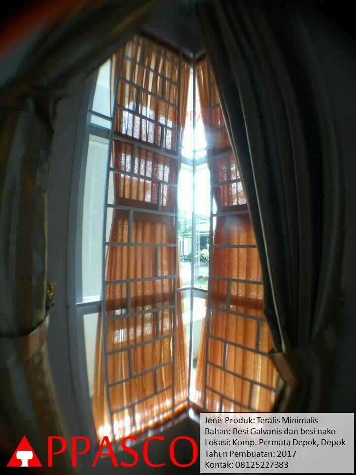 Teralis Minimalis Besi Nako di Depok - Jual Kanopi Termurah - 08125227383