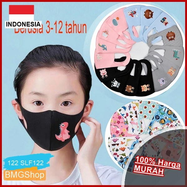 SLF122 Masker Anak Anti Debu Breathable BMGShop