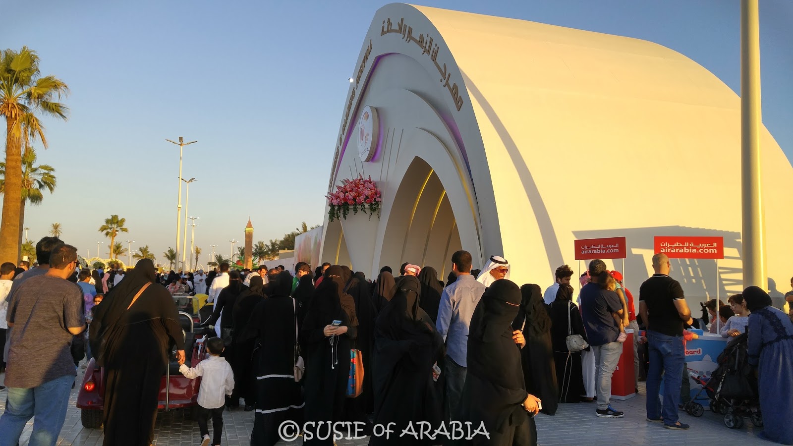 Jeddah Daily Photo Yanbu Crowds at Flower Festival