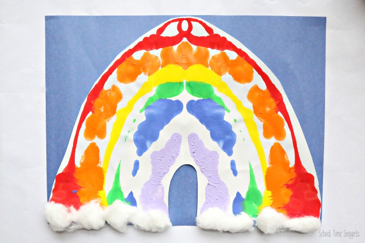 rainbow craft for preschoolers