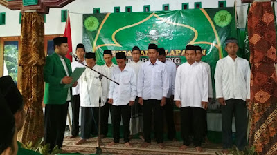 Pelantikan Pengurus GP Ansor Ranting Desa di Desa Girigondo