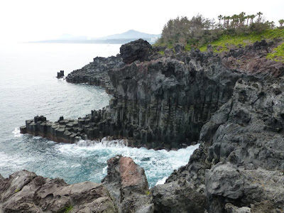 falaises de Jusanggeolli Ile de Jeju Corée du sud falaises de Jusanggeolli Ile de Jeju Corée du sud