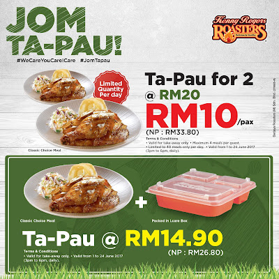 Kenny Rogers ROASTERS Malaysia Jom Ta-pau Discount Promo