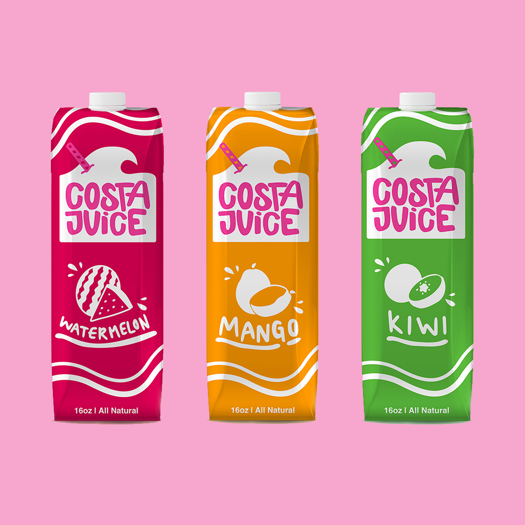 Costa Juice Packaging Of The World