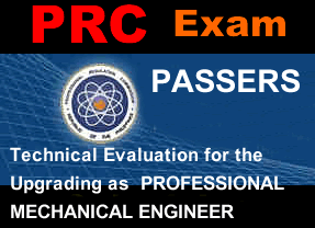 List of Passers Technical Evaluation for the Upgrading as  PROFESSIONAL MECHANICAL ENGINEER - March 2015
