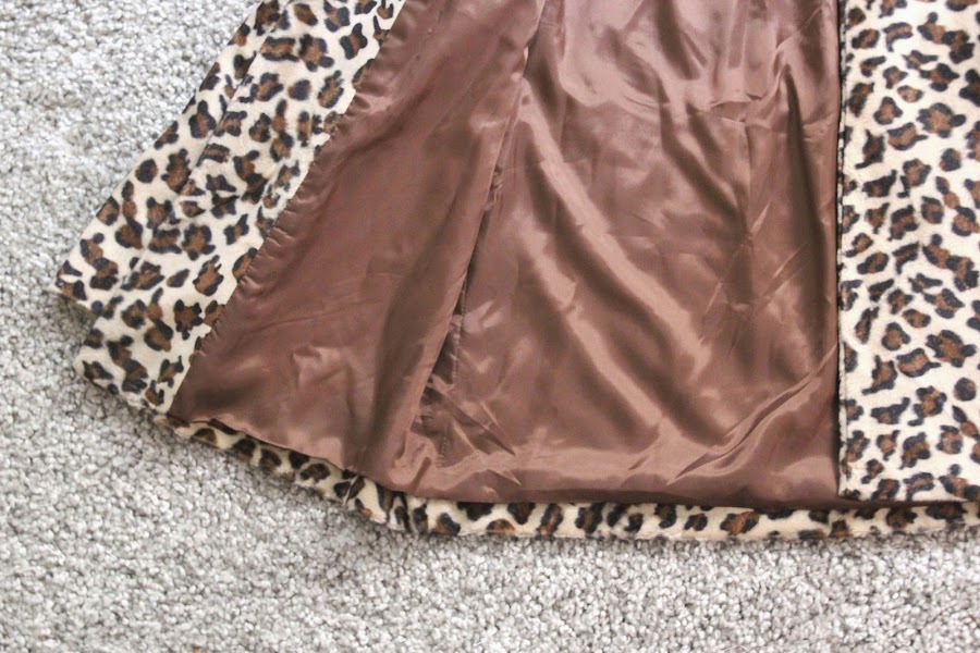 DIY Abrigo de pelos Animal Print (patrones gratis)