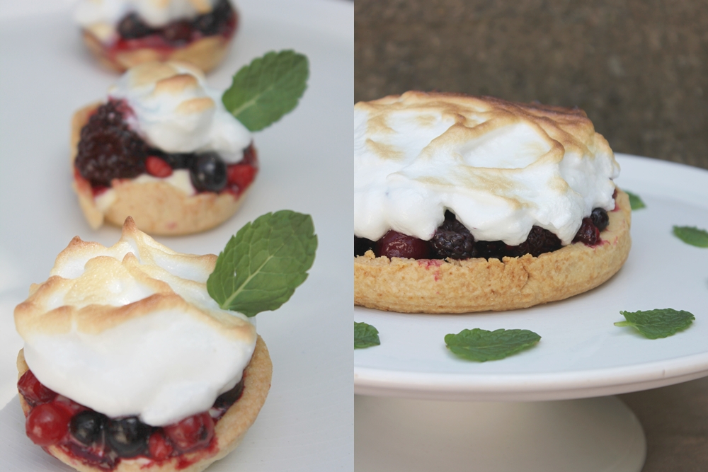 Wolkenfees Küchenwerkstatt: Beerentörtchen mit Eierlikör-Mascarpone-Creme