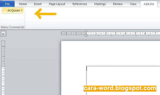Cara Menggunakan Quran In Word Cara Menggunakan Quran In Word