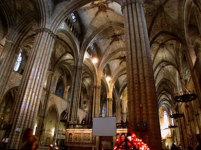 Historia Del Arte Temas Imágenes Y Comentario Catedral De Barcelona Y Sta María Del Mar