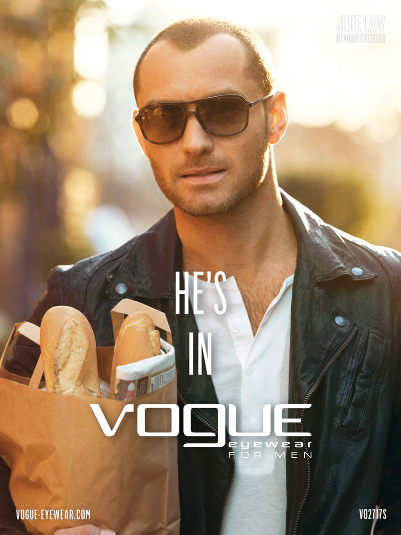 Le Boudoir Blanc: Jude Law for Vogue Eyewear for Men