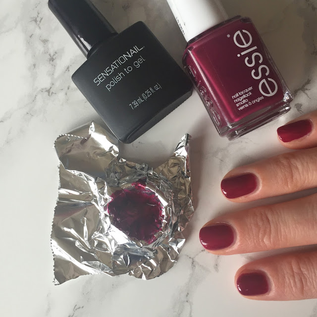 SensatioNail Polish to Gel Transformer Review + Tutorial Strawberry