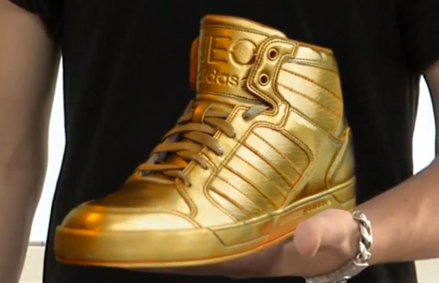 adidas neo dorado