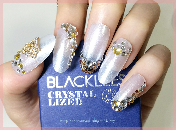 [Wedding Nail Art] Tiara nail art design 웨딩네일