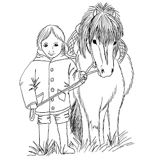 Pony coloring pages | Screenfonds