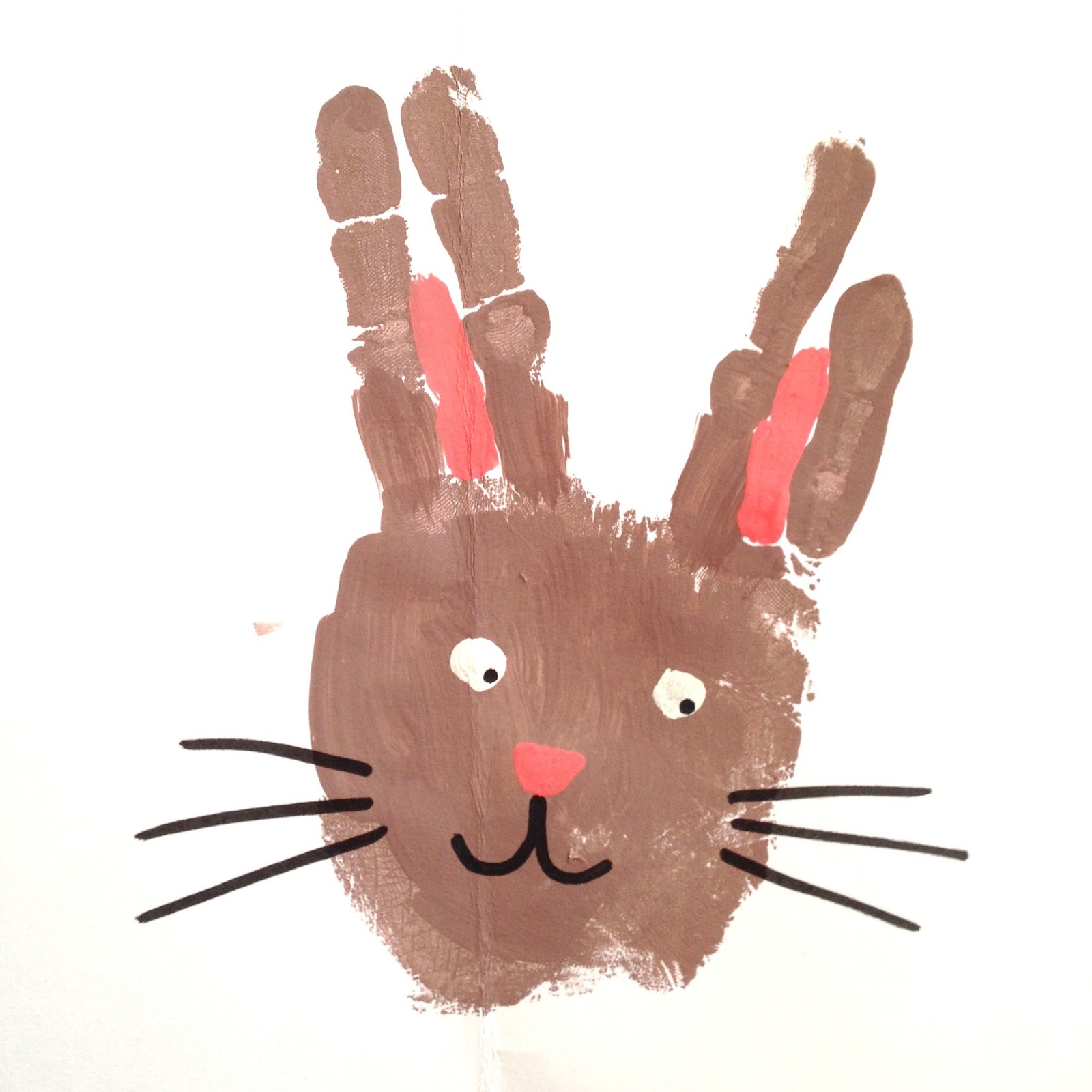What I Live For Handprint Bunnies