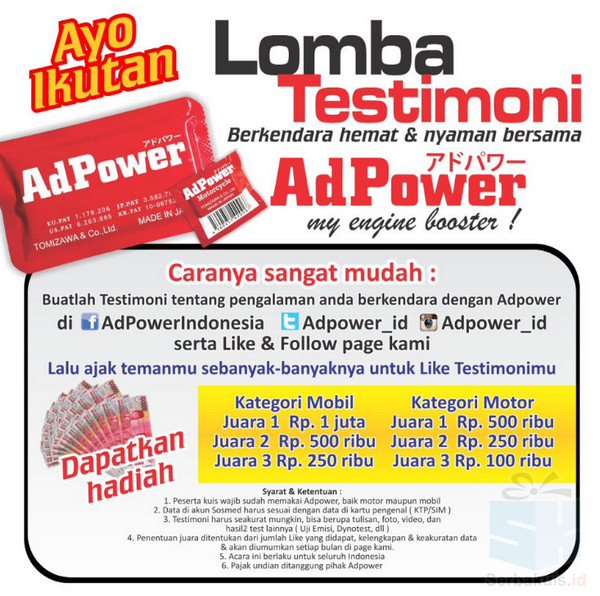 TESTIMONI BERKENDARA HEMAT DAN NYAMAN BERSAMA ADPOWER TESTIMONI BERKENDARA HEMAT DAN NYAMAN BERSAMA ADPOWER