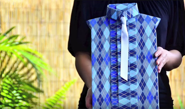 Cara Membungkus Kado Bentuk Kemeja Cara Membungkus Kado Bentuk Kemeja