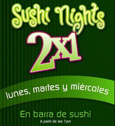 sushi roll promociones
