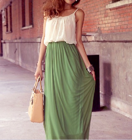 Long skirt...