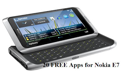 Nokia E7 Free best apps