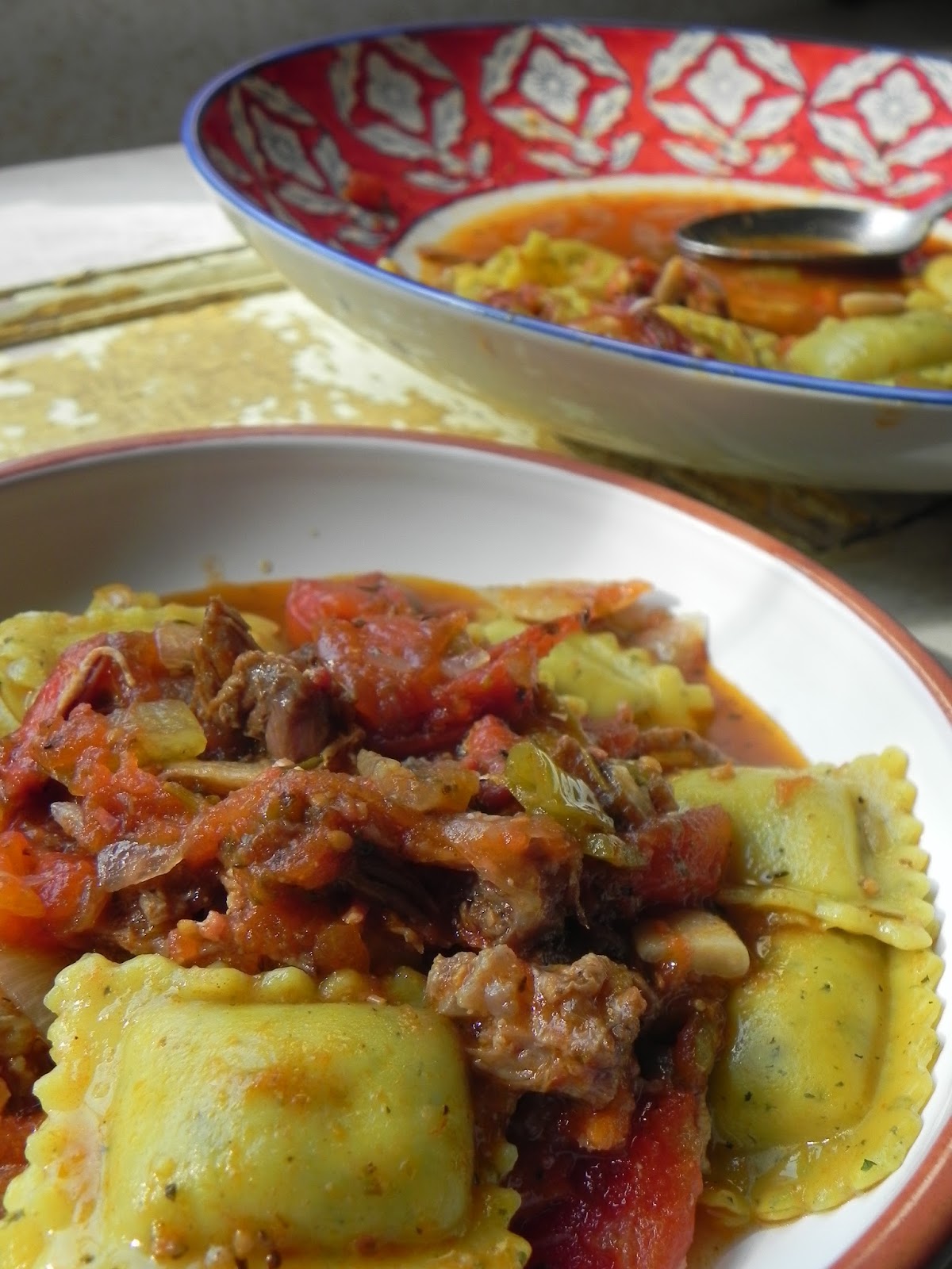 Let Them Eat Healthy Slow Cooker Beef Shank & Fresh Tomato Sauce