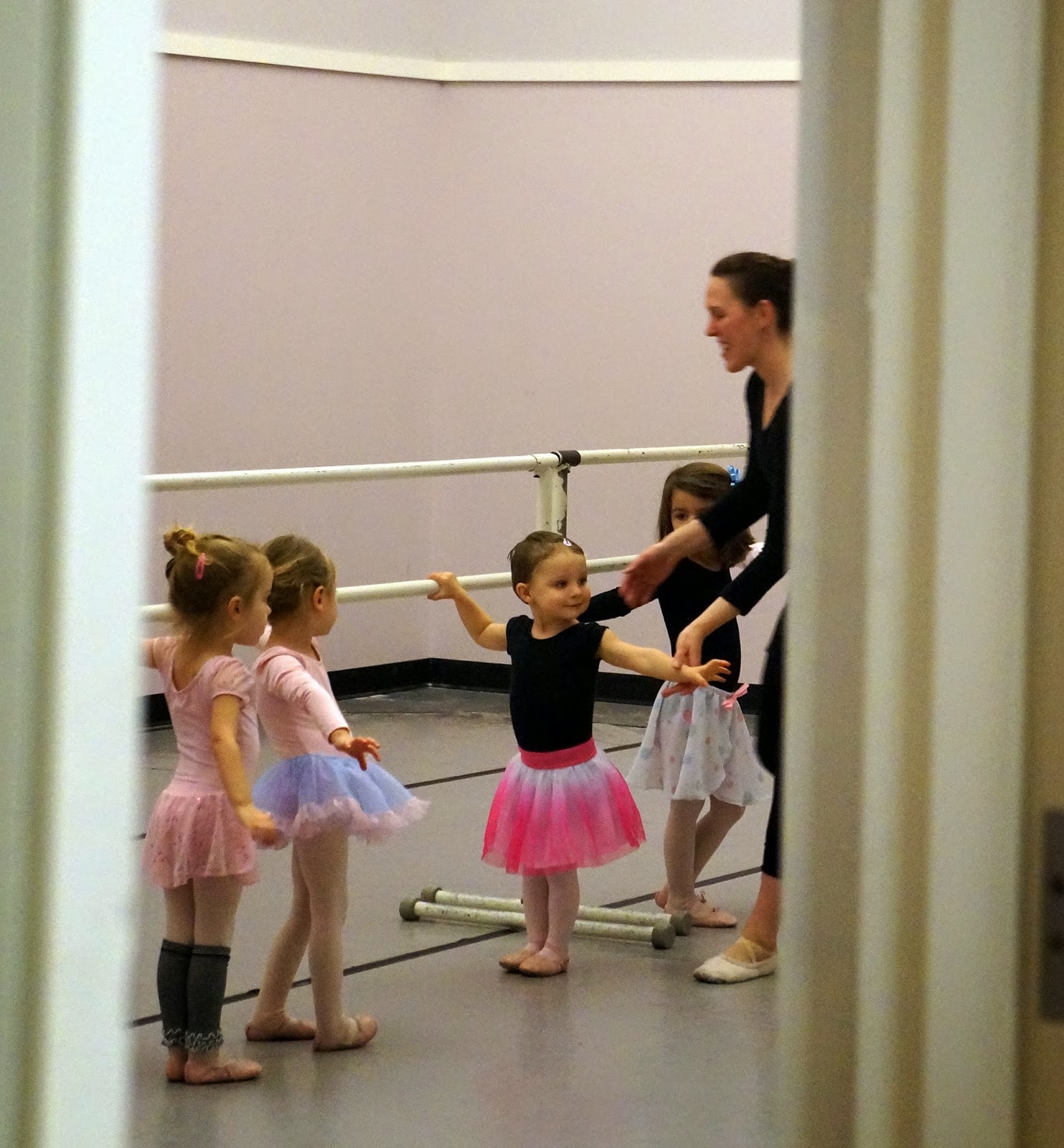 The Little Legers: Eve's First Ballet Class {Part I: At the Barre}