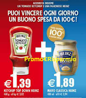 Con Tomato Ketchup e Maionese Heinz vinci buoni spesa da 100 euro Logo Con Tomato Ketchup e Maionese Heinz vinci buoni spesa da 100 euro