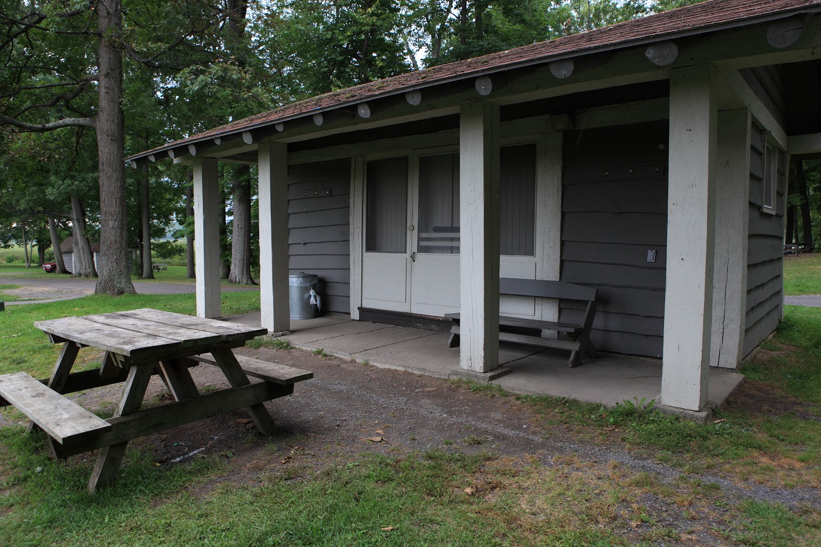 The Campsites Fair Haven Beach New York State Park, cabin 25