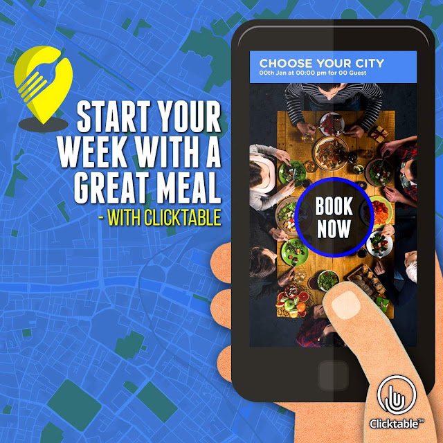 Clicktable app offers festive discount on booking Clicktable app offers festive discount on booking