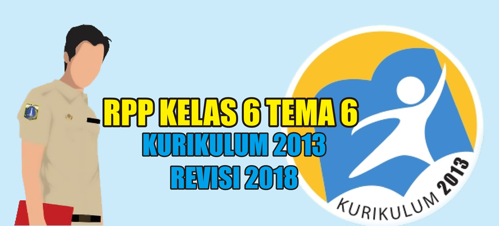 RPP Kurikulum 2013 Revisi 2018 SD Kelas 6 Tema 6 Menuju