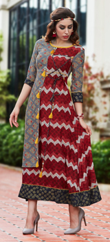 Buy Online Gorgeous Anarkali Salwar Kameez - Fancy Embroidered Churidar ...