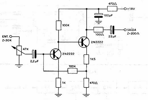 desempleo Impresionismo Multiplicación Electronica Diagramas Circuitos: Circuito amplificador de audio de 10 dB
