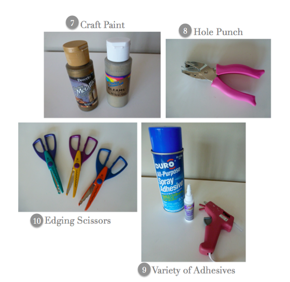 My 10 Essential Craft Supplies Design Improvised