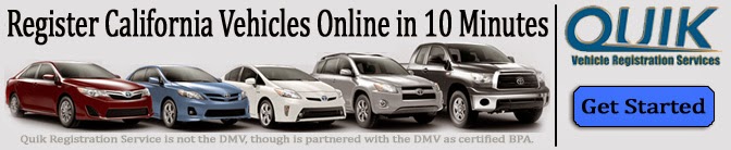 California DMV registration
