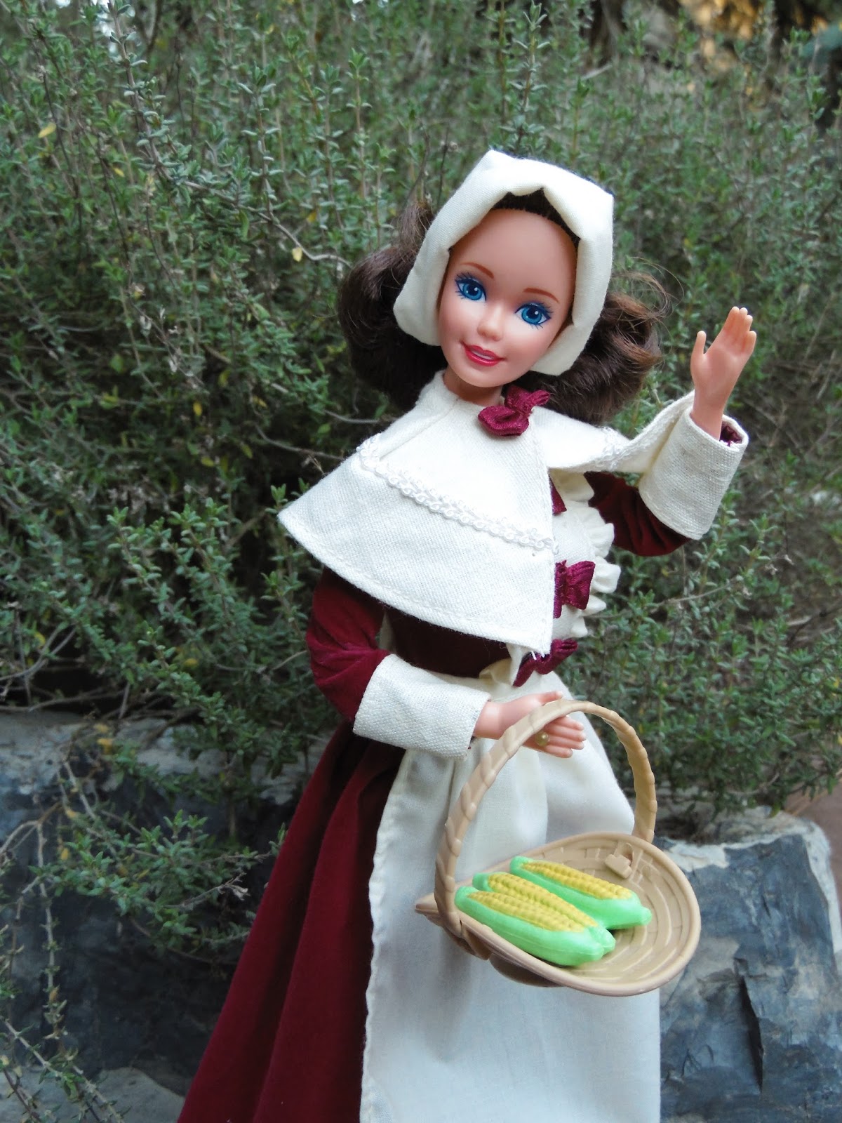 Christina Articulates: Happy Canadian Thanksgiving, from Pilgrim Barbie!