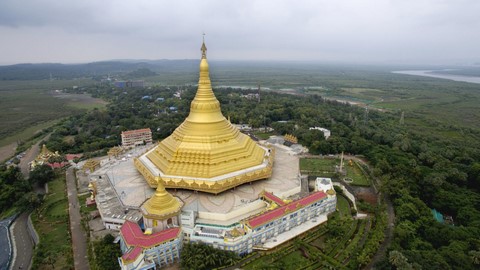 Global Vipassana Pagoda Best Places To Travel In Mumbai, India