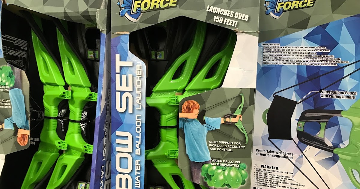 WhamO Aqua Force Water Balloon Launcher Bow (2 pack) Costco Weekender