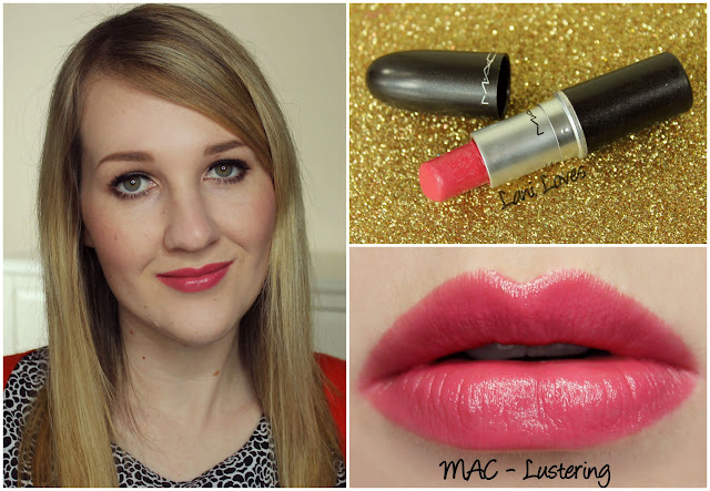 MAC Lustering lipstick swatch